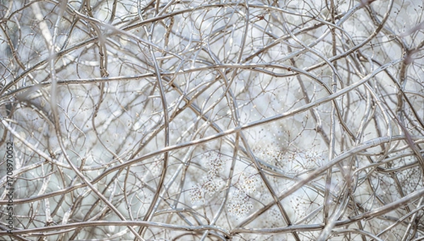 Obraz snow covered branches