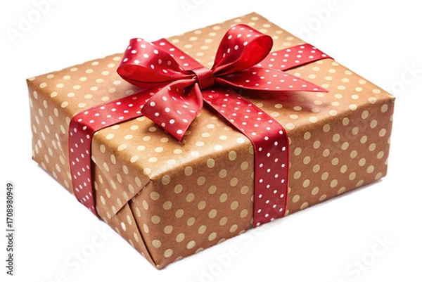 Fototapeta gift box isolated on white
