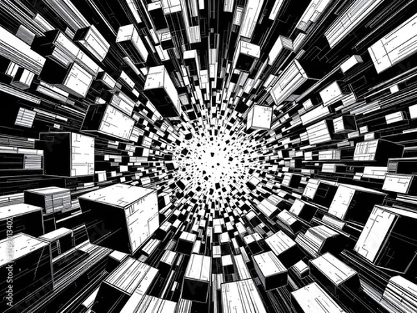 Obraz Perspective Cityscape