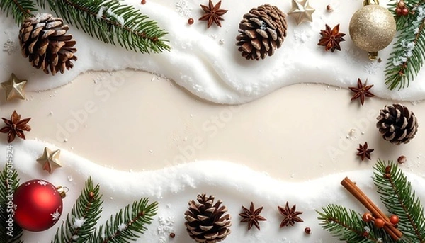 Obraz Festive winter arrangement