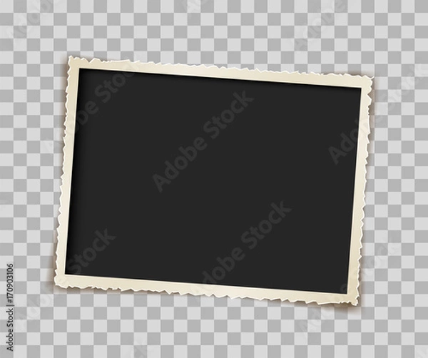Obraz paper retro photo frame vector design
