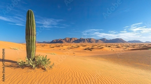 Obraz Desert cactus landscape