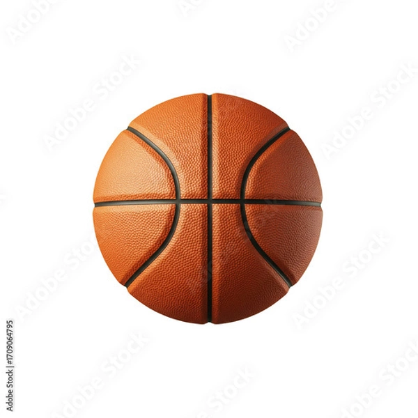 Obraz basketball ball isolated on white