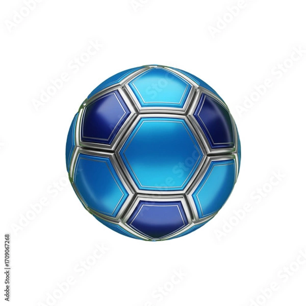 Fototapeta soccer ball isolated on white