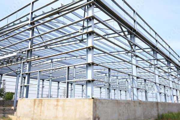 Fototapeta The steel structure