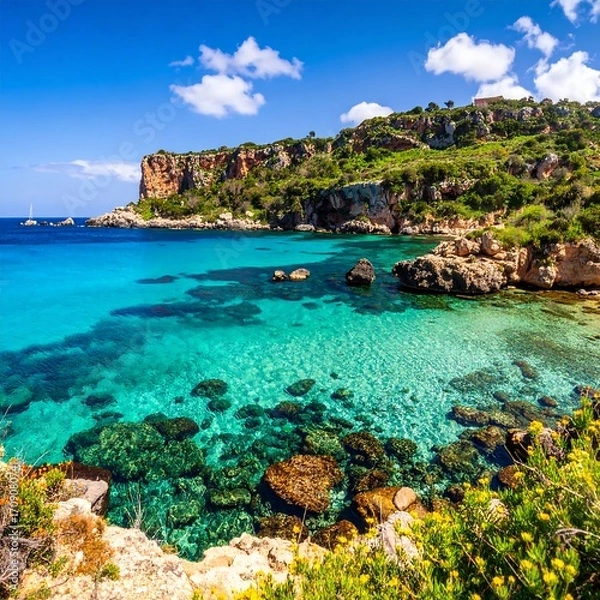 Obraz Picturesque coastal scenery