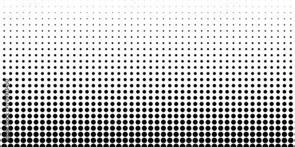 Fototapeta halfton pattern dot background texture overlay grunge distress linear vector. Vector halftone dots. Halftone
