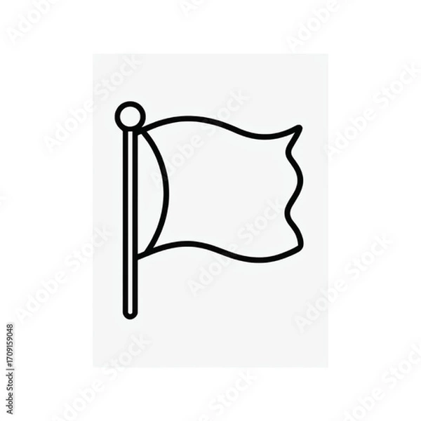 Obraz the country flog  icon