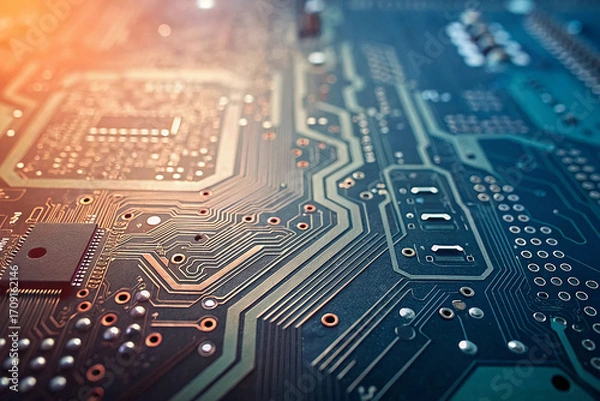Obraz computer circuit board