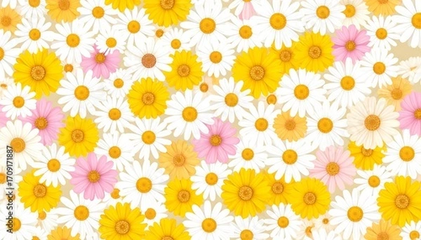 Fototapeta Delicate floral pattern