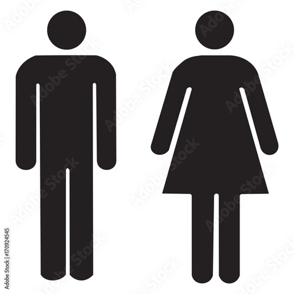 Obraz man and woman icon