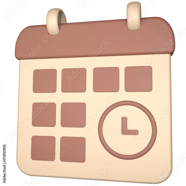 Fototapeta Subscription Time Ads 3D Illustrations