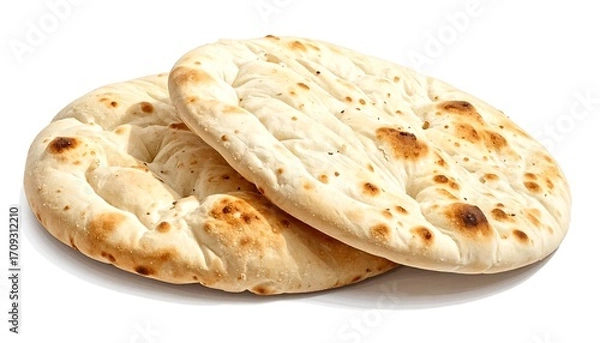 Obraz Crispy Oven-Baked Flatbreads Ready to Serve