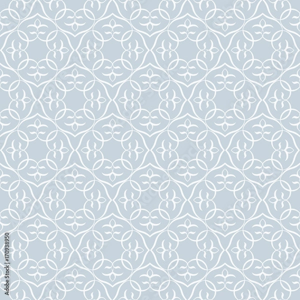 Fototapeta Seamless floral pattern wallpaper in the style baroque, damask