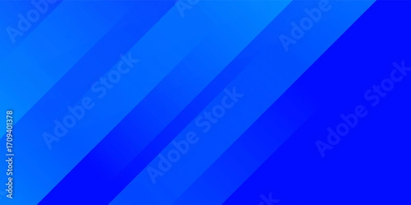 Fototapeta Abstract blue background with diagonal lines. Dynamic shapes composition. Vector illustration