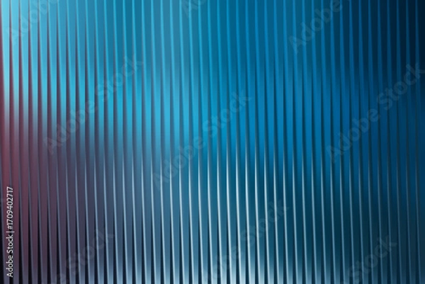 Fototapeta Abstract Blue Metallic Background Texture with Linear Pattern and Gradient