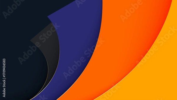 Fototapeta Abstract colorful background flowing modern vector design for wallpaper or banner illustration