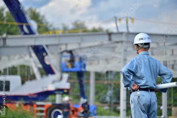 Obraz 工事工程を管理する現場監督