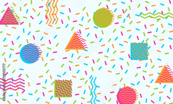 Obraz flat design of abstract geometric background