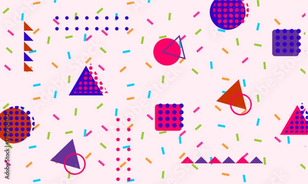 Obraz flat design of abstract geometric background