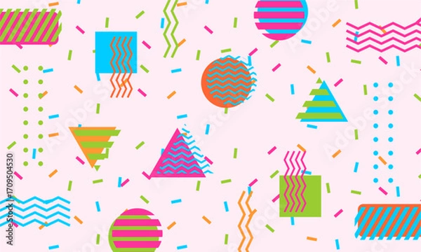 Obraz flat design of abstract geometric background