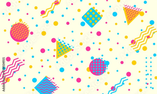 Obraz flat design of abstract geometric background