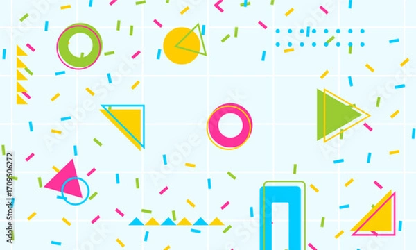 Obraz flat design of abstract geometric background