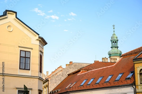 Fototapeta Historic architecture in Sopron