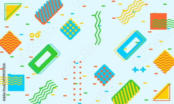 Obraz flat design of abstract geometric background