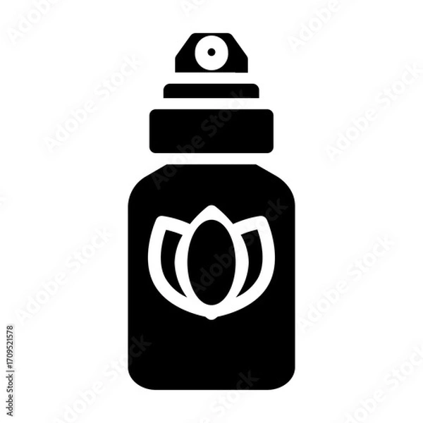 Fototapeta water bottle Solid icon