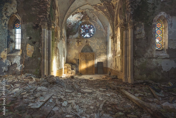 Obraz Lightbeam Old Church