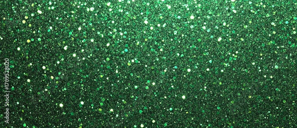 Fototapeta Green color shimmer background 