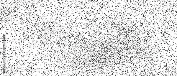 Fototapeta Abstract dot gray color in white background 
