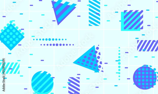 Obraz flat design of abstract geometric background