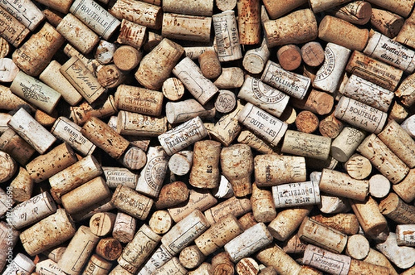 Fototapeta korkensammlung