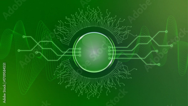 Obraz Big data, many paths, leading to a digital entity