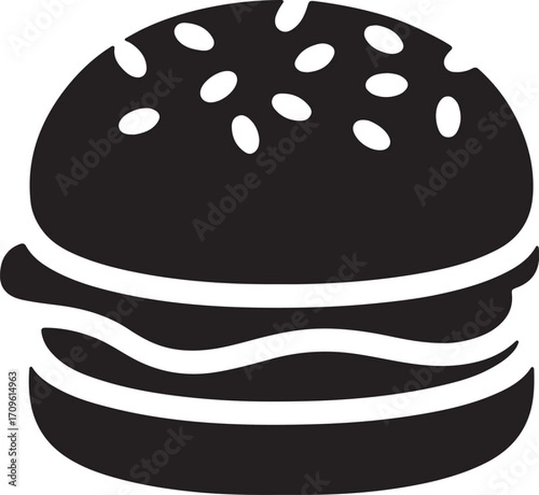 Fototapeta Black Vector Illustration 