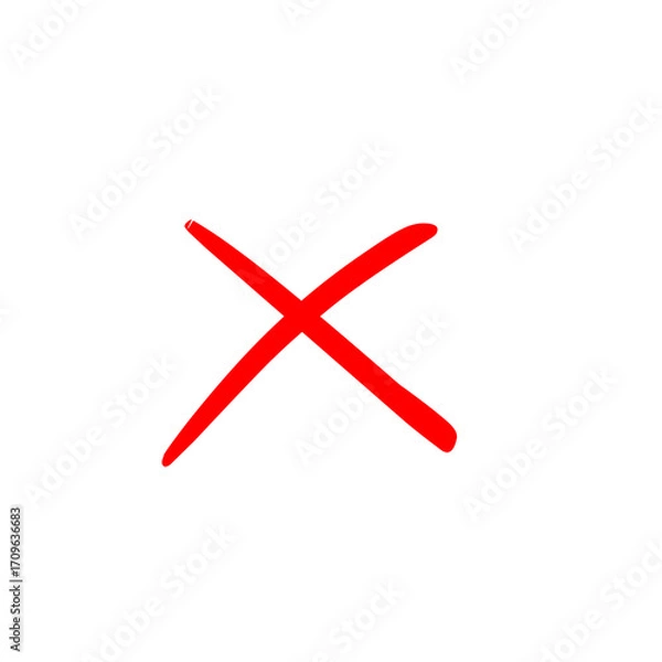 Fototapeta Cross icon