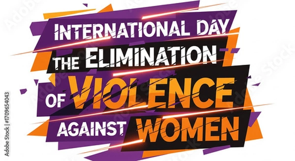Obraz International Day for the Elimination of Violence Against Women Graphic

