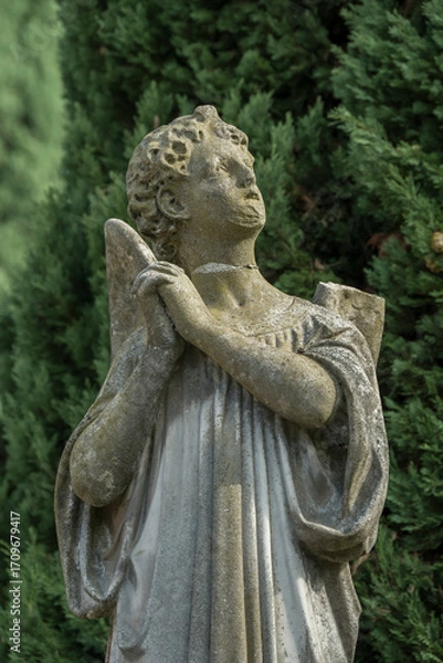 Obraz Friedhof, Grabstein, Statue	