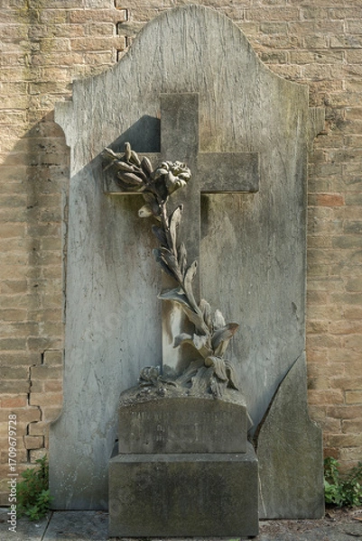 Obraz Friedhof, Grabstein, Statue	