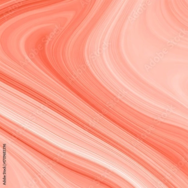 Fototapeta Abstract coral flowing pattern