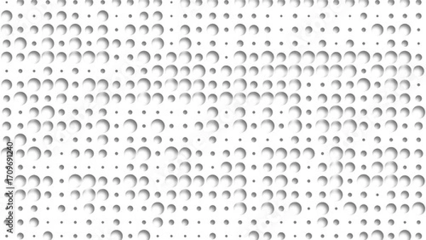 Fototapeta Perforated 3D backdrop with shadow for design