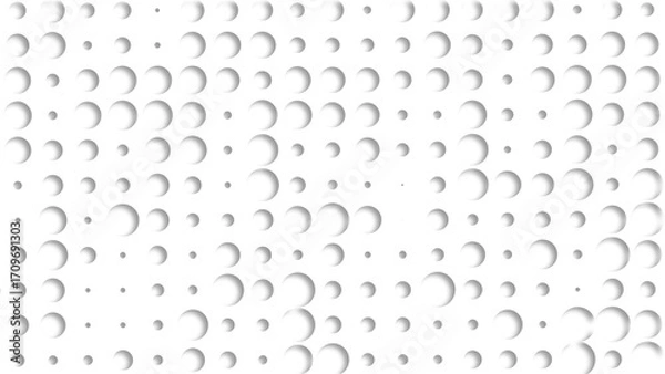 Fototapeta Perforated 3D backdrop with shadow for design