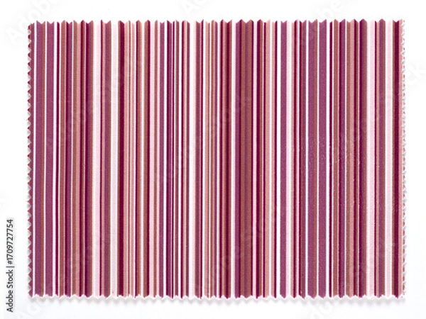 Obraz Natural fabric swatch samples isolated on white background 