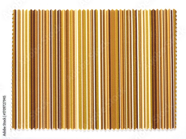 Obraz Natural fabric swatch samples isolated on white background 