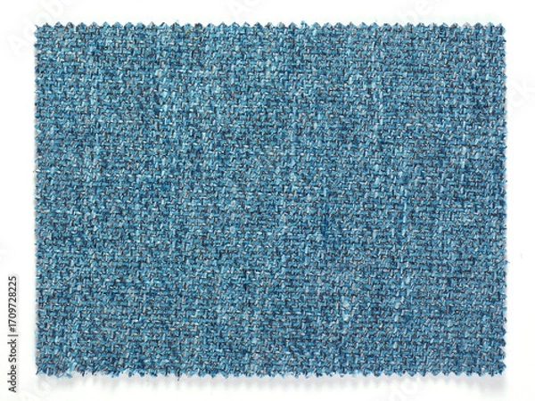 Obraz Natural fabric swatch samples isolated on white background 