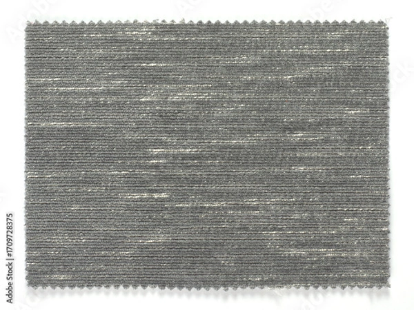 Obraz Natural fabric swatch samples isolated on white background 