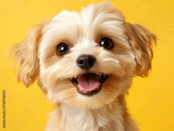 Obraz Happy puppy portrait