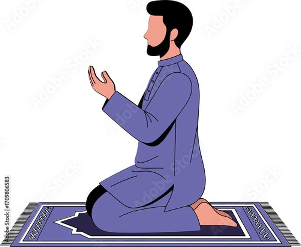 Obraz Muslim Man Praying